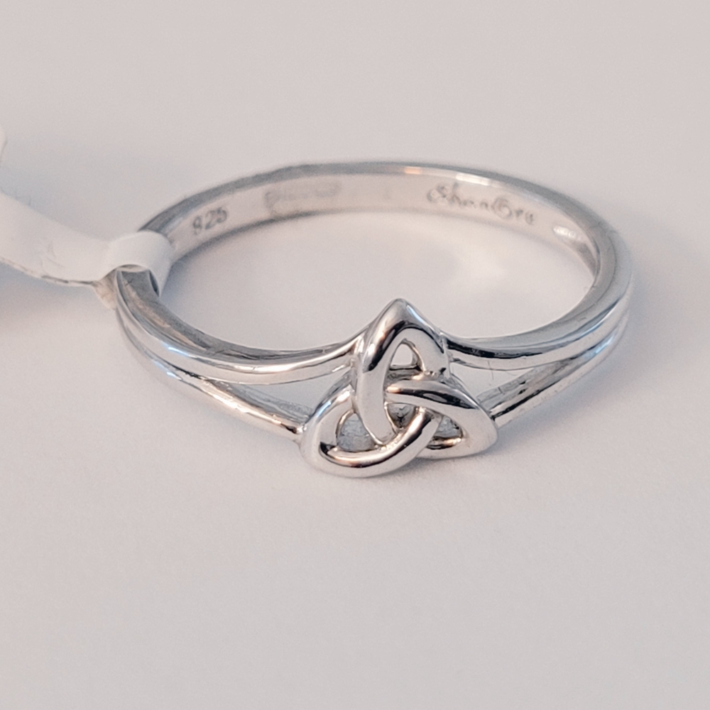Sterling Silver 925 Celtic Trinity Knot Ring Shan Ore